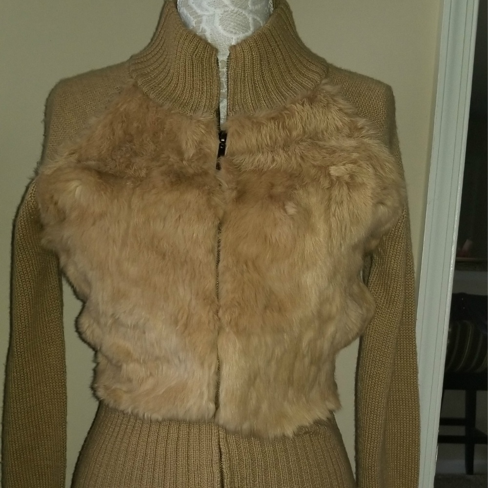 ARDEN B Rabbit Sweater (Wool Blend)